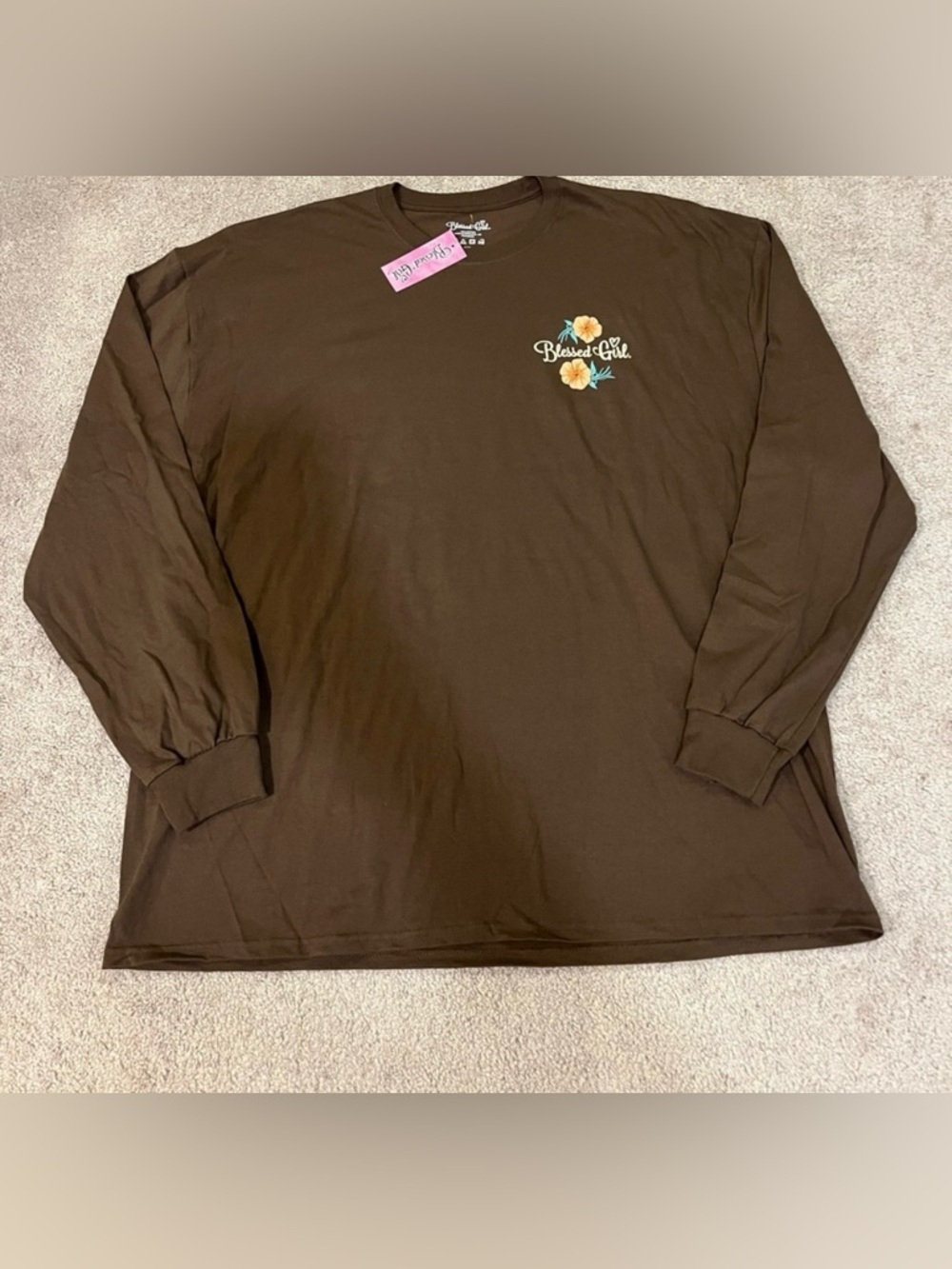 Blessed Girl Strength and Dignity Long Sleeve Tee